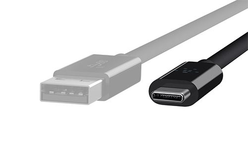 afbeelding van een USB C connector